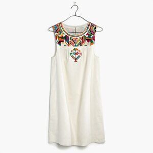 Madewell Embroidered La Paloma Dress - Size Large